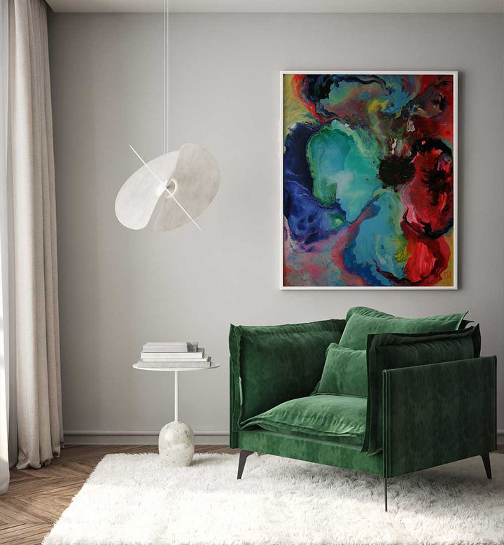 LOVERS POPPY , FLORAL FLOWER PAINTINGS