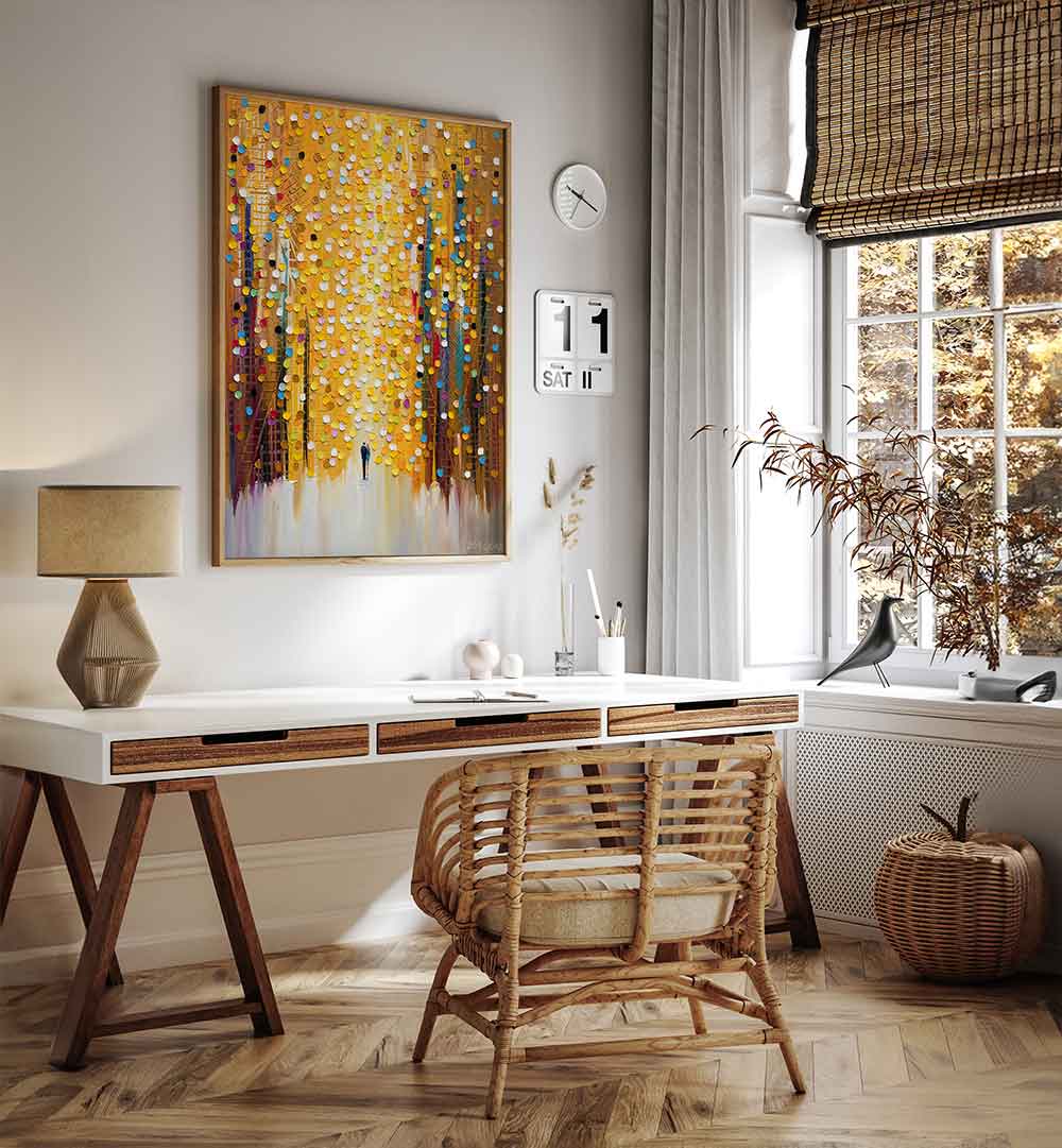 LOVER'S JOURNEY , MODERN IMPRESSIONISM PAINTINGS