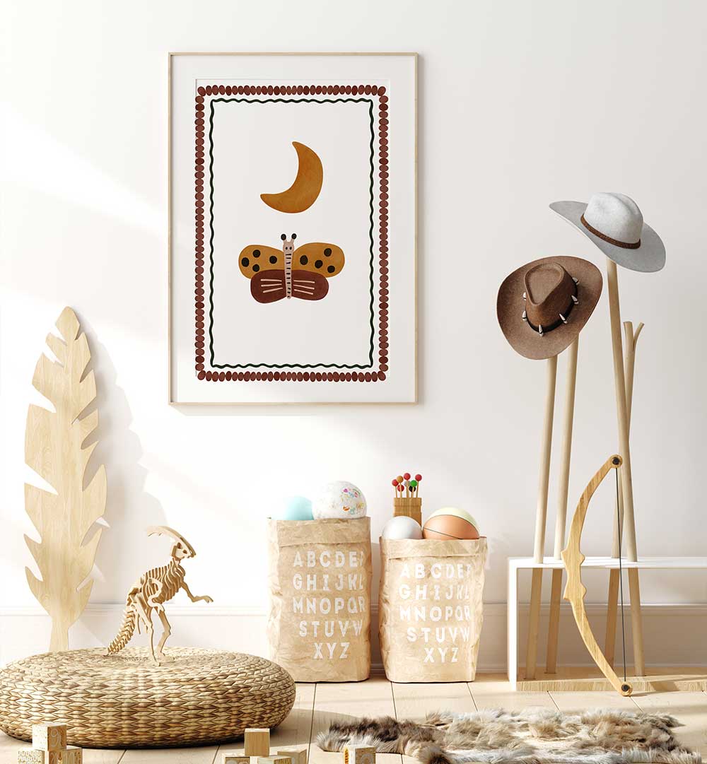 LUNAR FLUTTER , KIDS ROOM PAINTINGS
