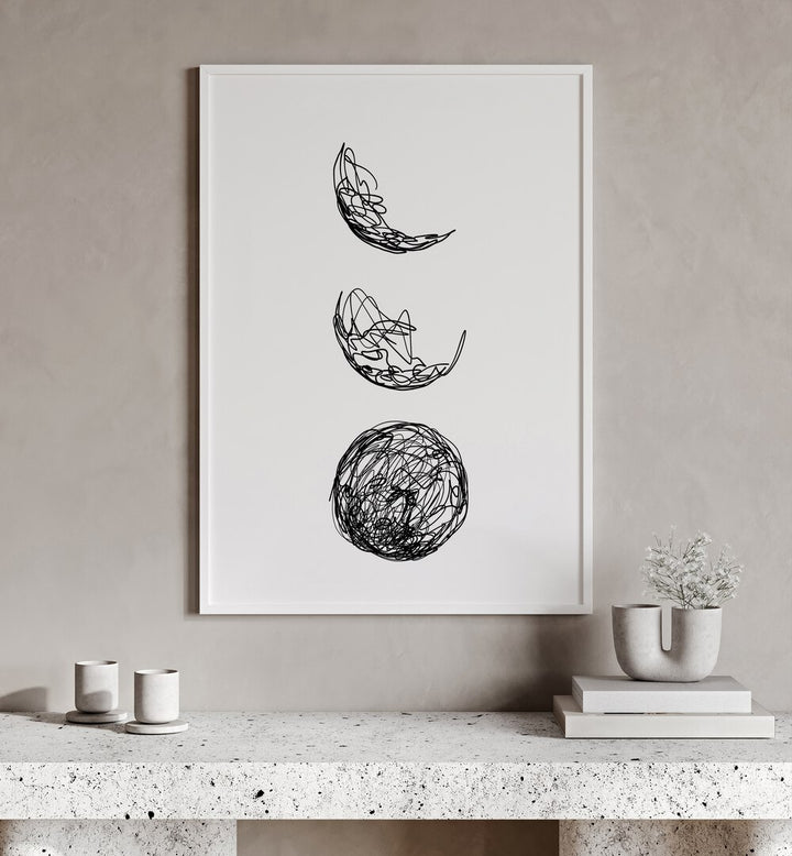 LUNAR LINE ART PAINTING