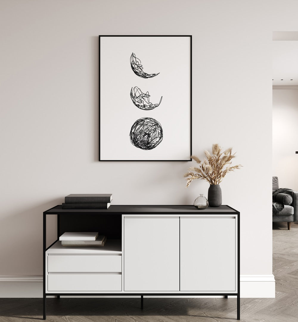 LUNAR LINE ART PAINTING