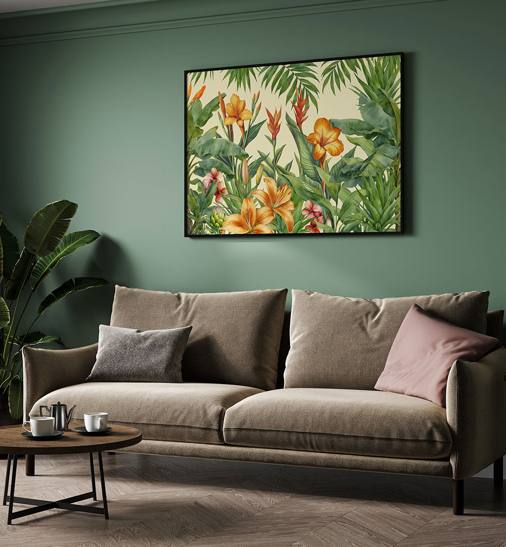 LUSH TROPICAL GARDEN BLOOMS
