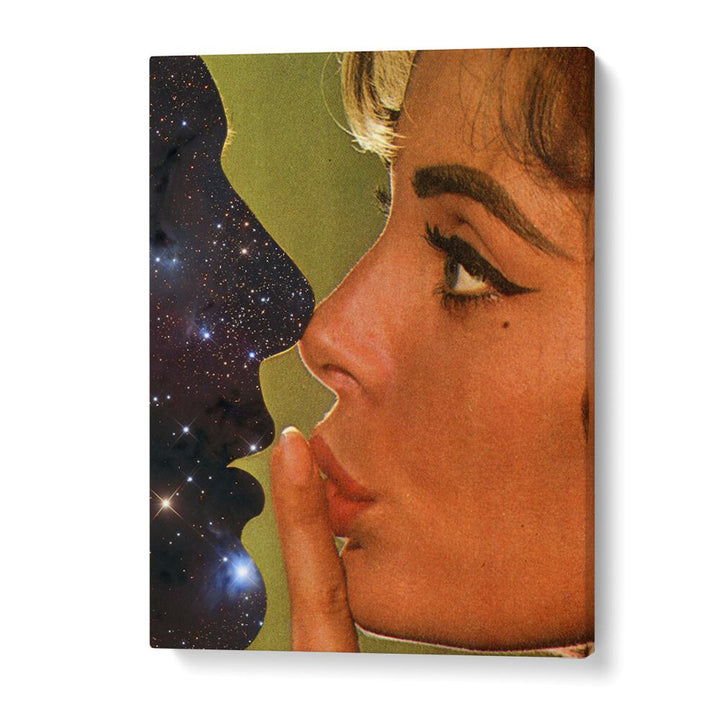 Lust In Space Surreal Art Artwork in Gallery Wrap
