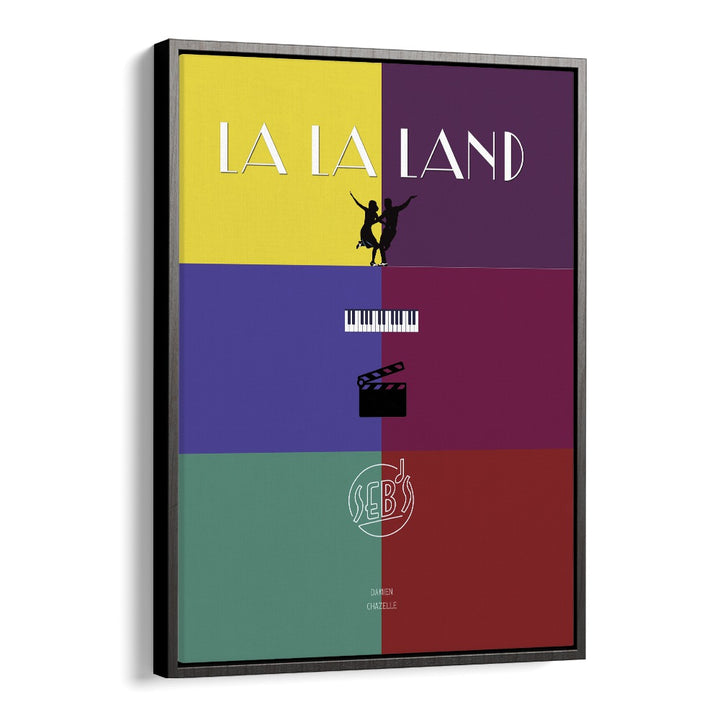 La La Land By Grishma Korjani Movie Posters in Black Floater Frame