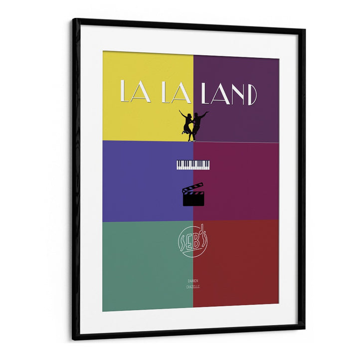 La La Land By Grishma Korjani Movie Posters in Black Frame With Mount