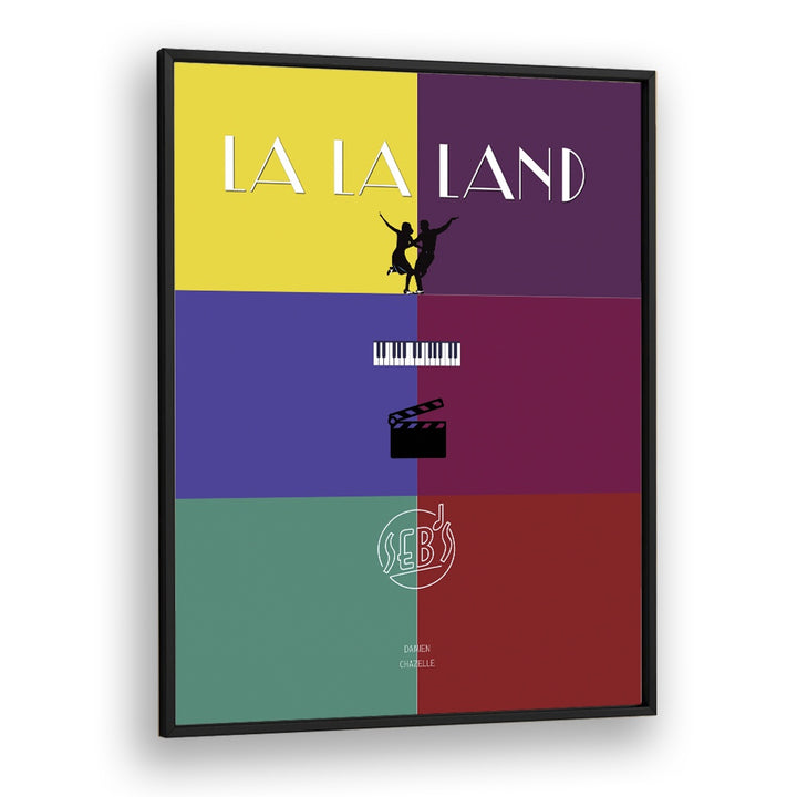 La La Land By Grishma Korjani Movie Posters in Black Plain Frame