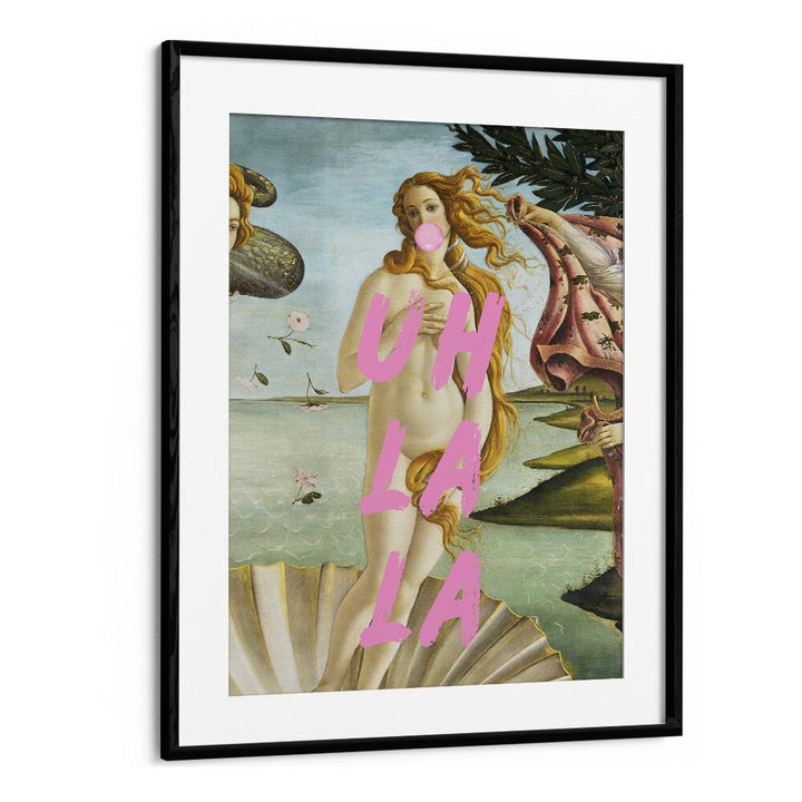 La La by the Art Concept Altered Art Prints in Black Frame With Mount