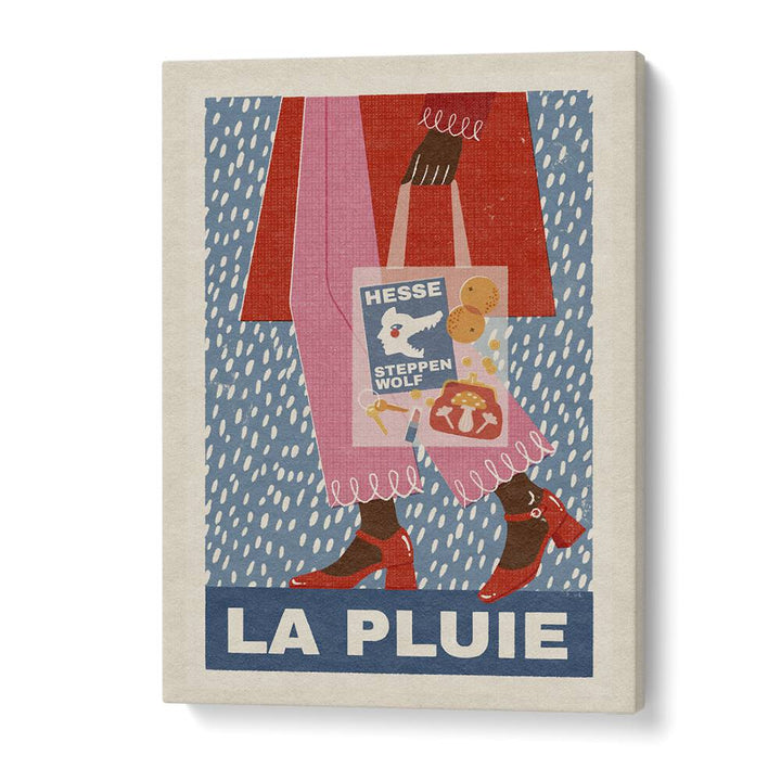 La Pluie French Style By Julia Leister Wall Art Prints in Gallery Wrap