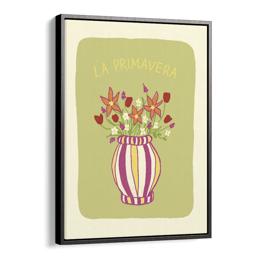 La Primavera by Studio Dolci Kitchen Art Prints in Black Floater Frame