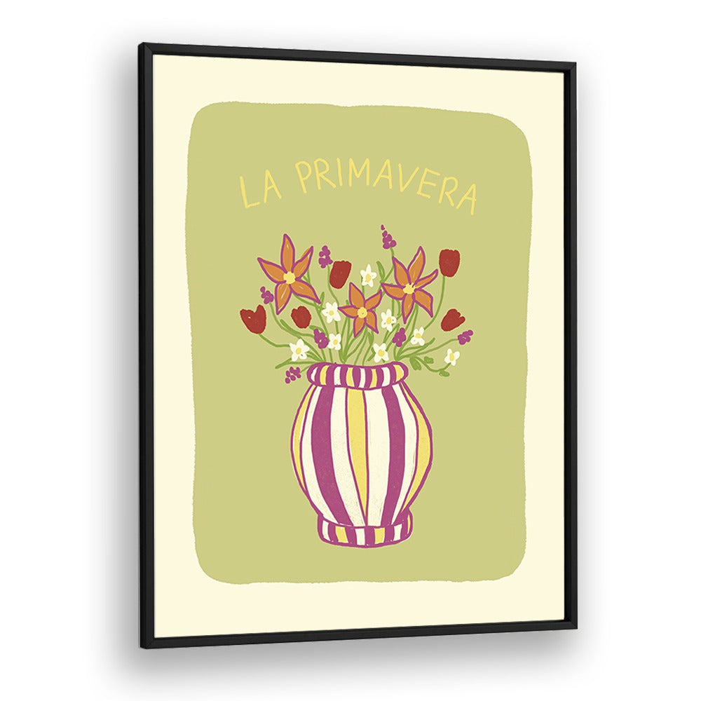 La Primavera by Studio Dolci Kitchen Art Prints in Black Plain Frame