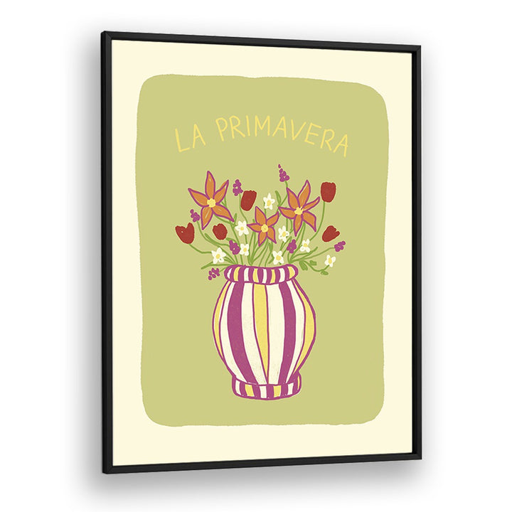 La Primavera by Studio Dolci Kitchen Art Prints in Black Plain Frame