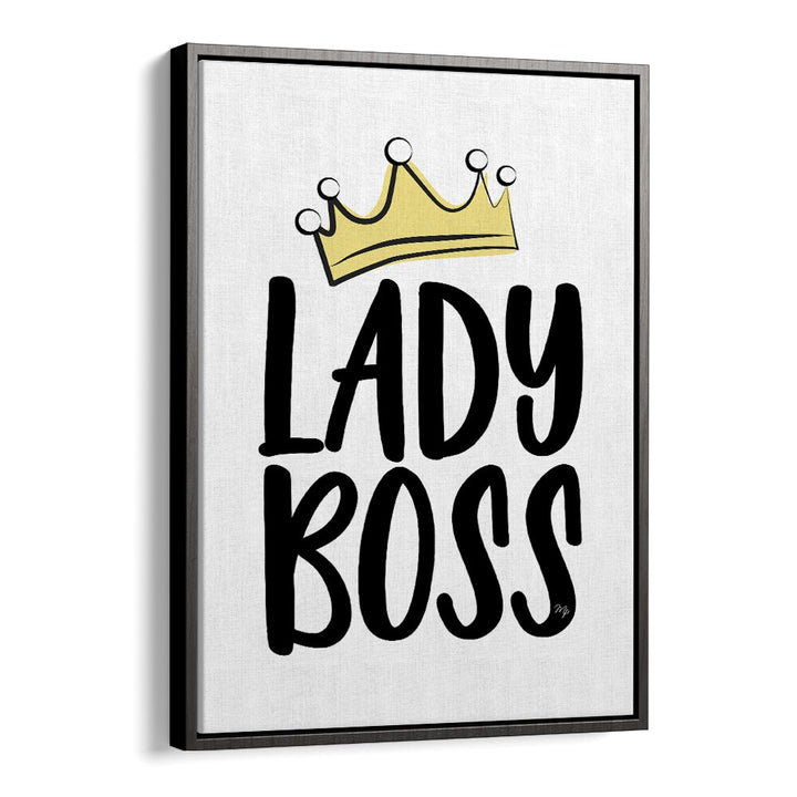 Lady Boss by Martina Fashion Paintings Fashion Posters in Black Floater Frame