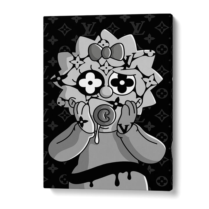 Lady Simpson X LV Comic Wall Art Comic Posters in Gallery Wrap