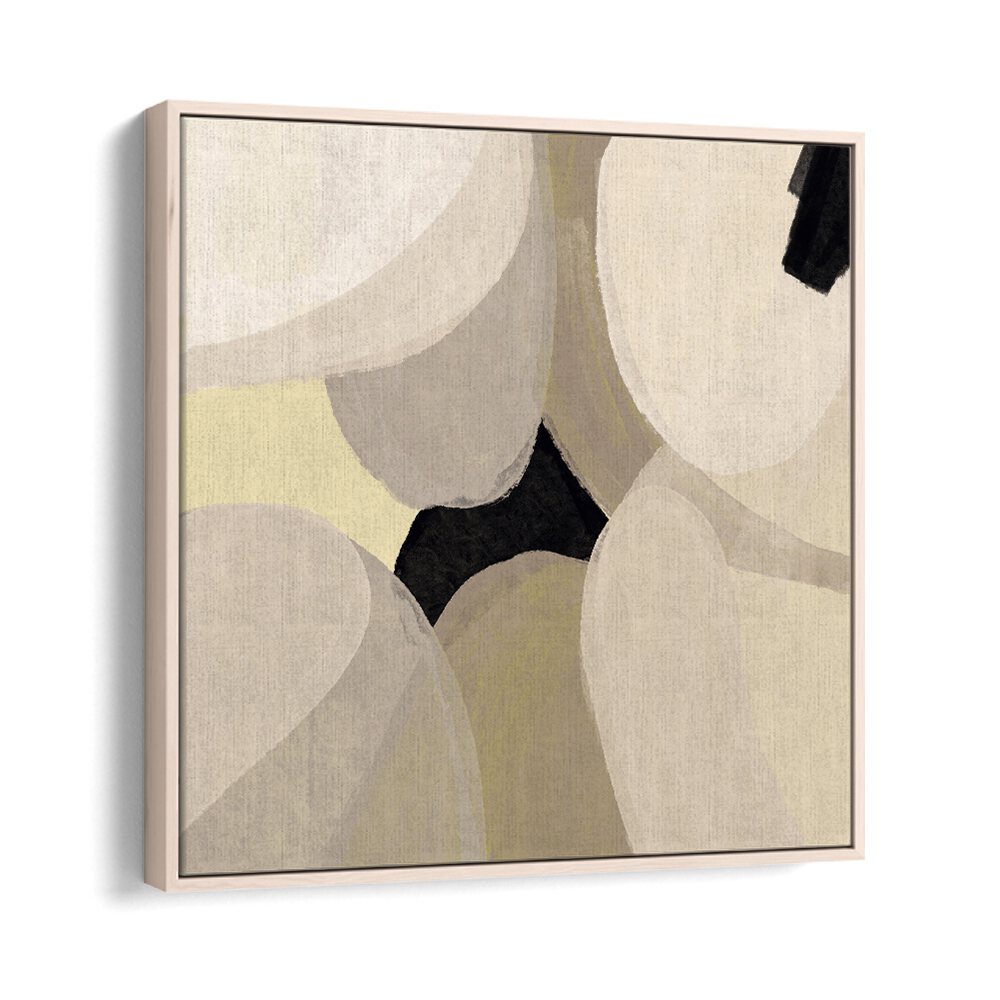 Laetitia by Yopie Studio Abstract Paintings Abstract Art Prints in Oak Wood Floater Frame