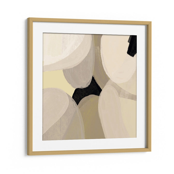 Laetitia by Yopie Studio Abstract Paintings Abstract Art Prints in Oak Wood Frame With Mount