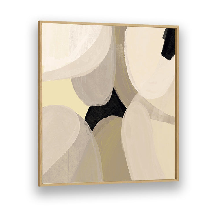 Laetitia by Yopie Studio Abstract Paintings Abstract Art Prints in Oak Wood Plain Frame