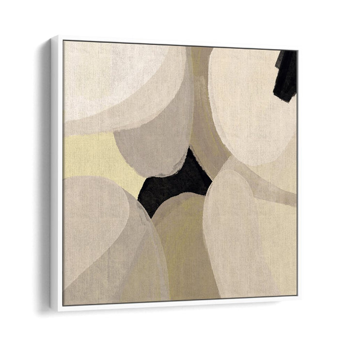 Laetitia by Yopie Studio Abstract Paintings Abstract Art Prints in White Floater Frame