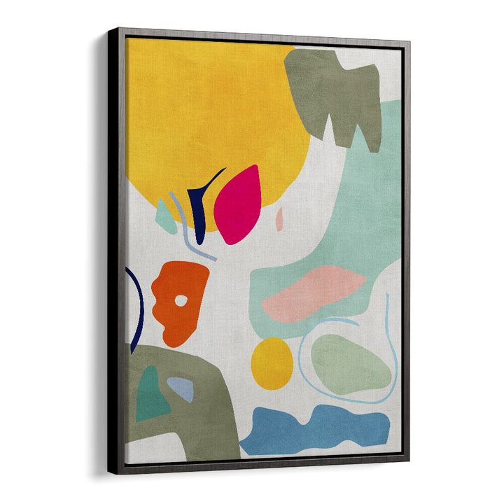 Landscape Inspired Cut Out By Ana Rut Bre Abstract Art Abstract Wall Art in Black Floater Frame