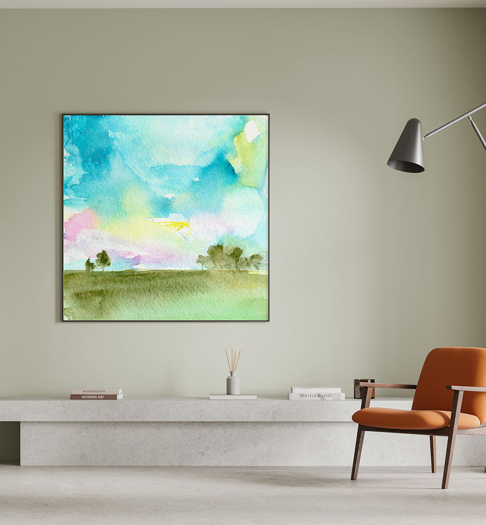 LANDSCAPE VII , LANDSCAPE PAINTINGS