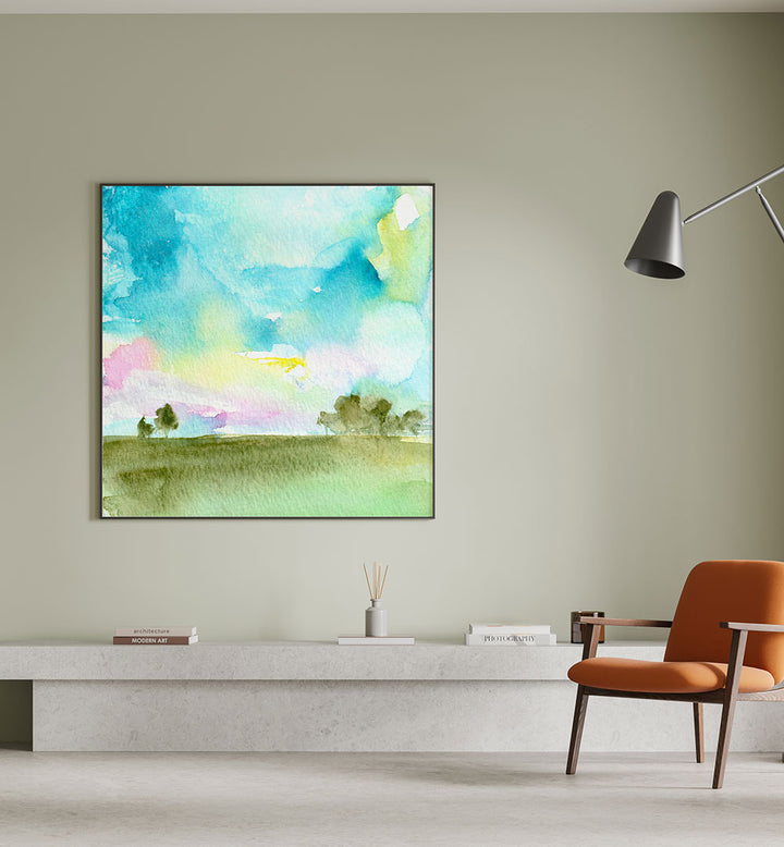 LANDSCAPE VII , LANDSCAPE PAINTINGS