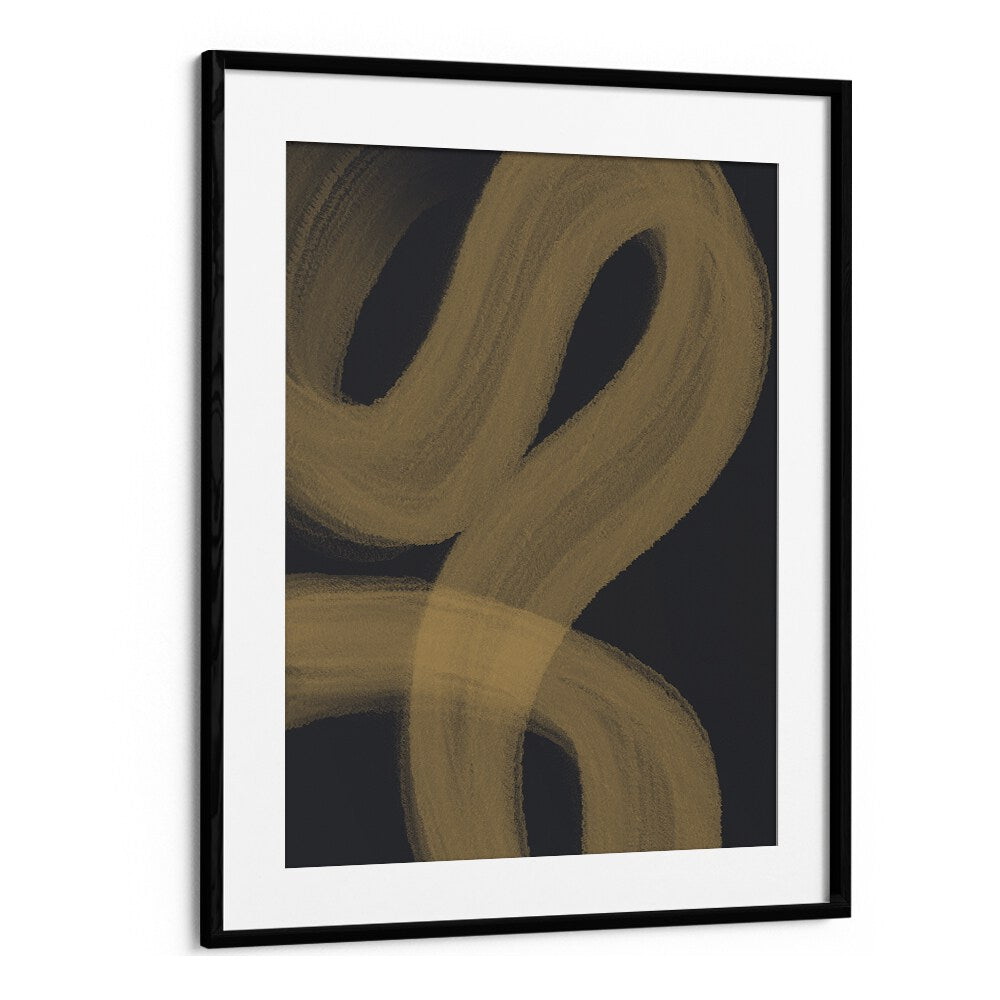 Laxius by Yopie Studio Abstract Paintings Abstract Art Prints in Black Frame With Mount