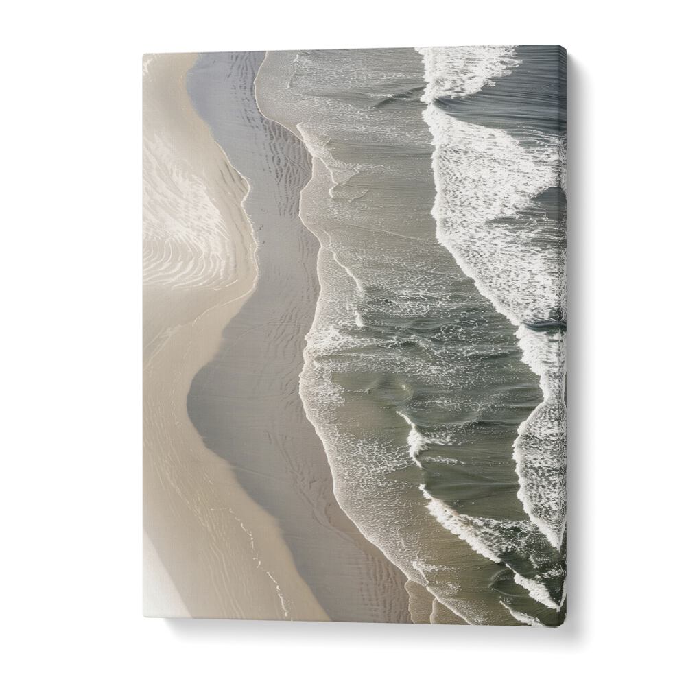 Layered Horizons Beach Prints Coastal Wall Art in Gallery Wrap