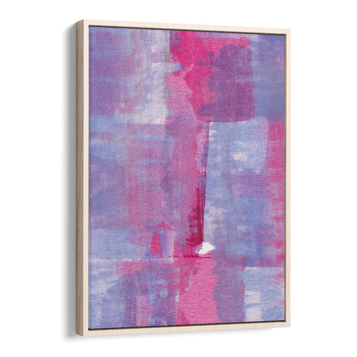 Layered Textures by Uplus Me Studio Abstract Art Abstract Paintings in Oak Wood Floater Frame