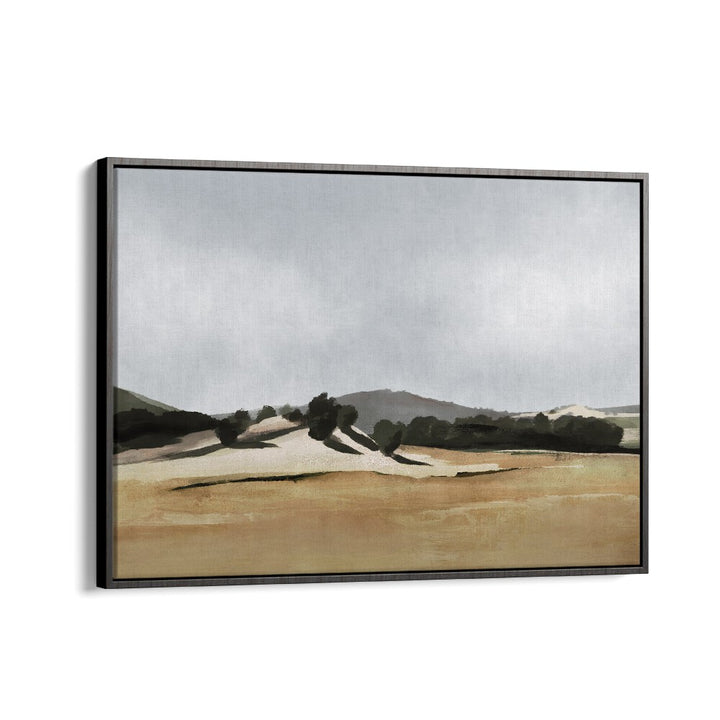 Lazy Afternoon By Dan Hobday Landscape Art Prints Landscape Paintings in Black Floater Frame