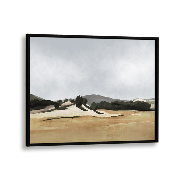 Lazy Afternoon By Dan Hobday Landscape Art Prints Landscape Paintings in Black Plain Frame