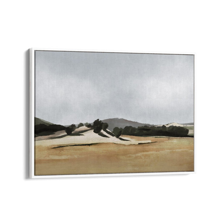 Lazy Afternoon By Dan Hobday Landscape Art Prints Landscape Paintings in White Floater Frame