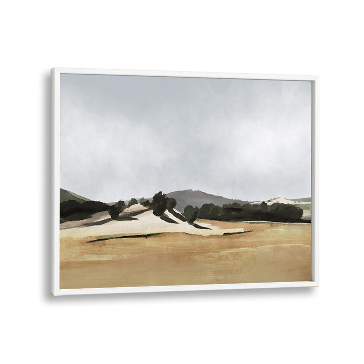 Lazy Afternoon By Dan Hobday Landscape Art Prints Landscape Paintings in White Plain Frame