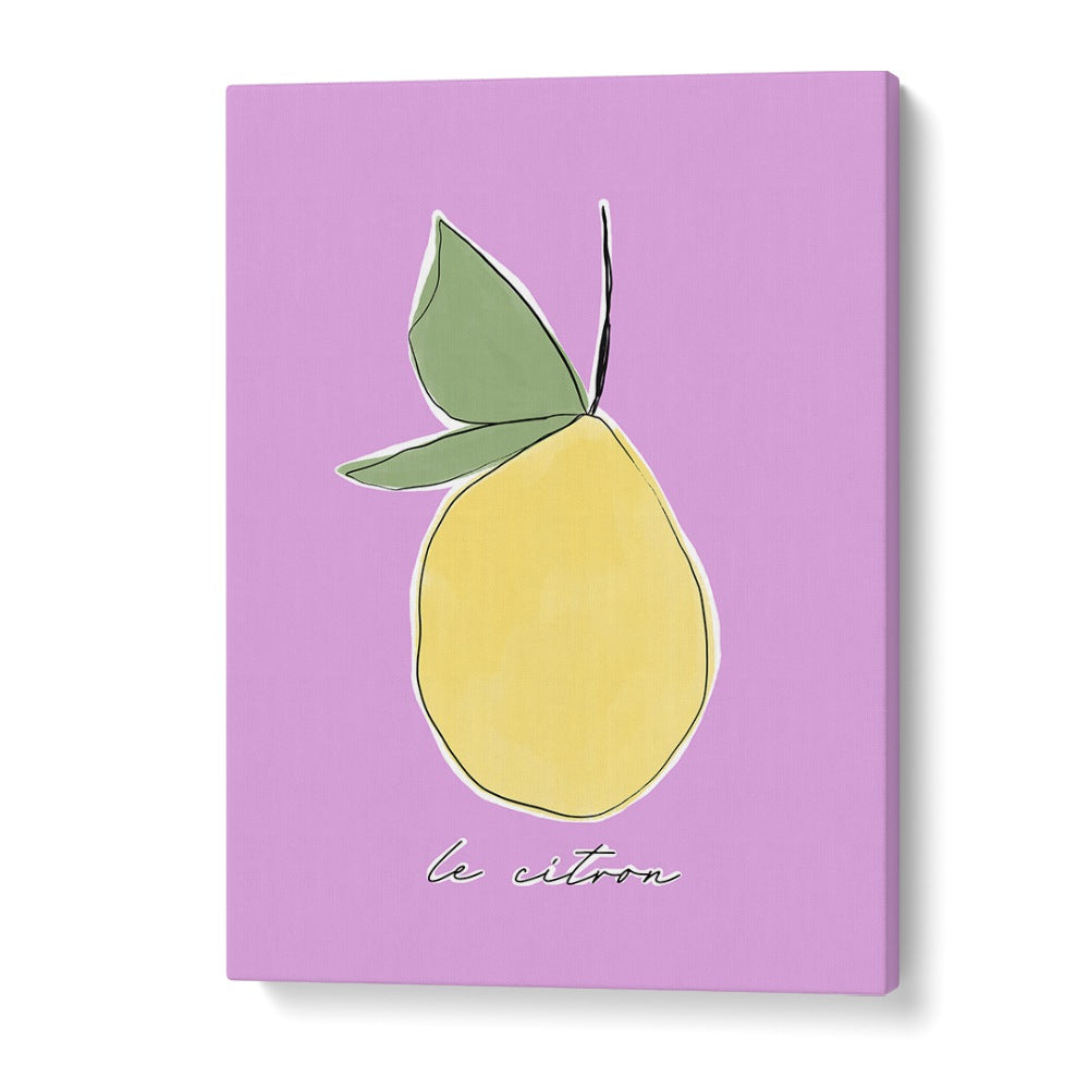 Le Citron by Uplus Me Studio Kitchen Art Prints Kitchen Posters in Gallery Wrap