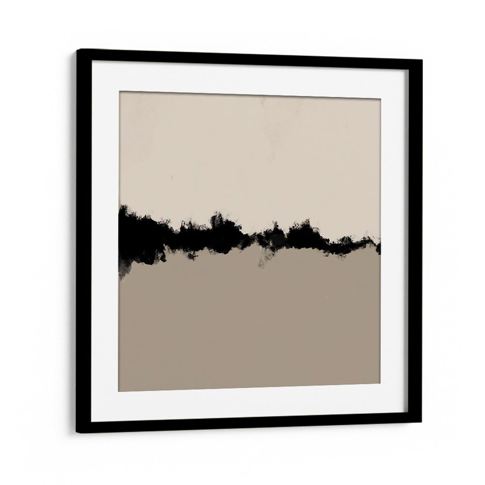 Leaena by Yopie Studio Abstract Paintings Abstract Art Prints in Black Frame With Mount