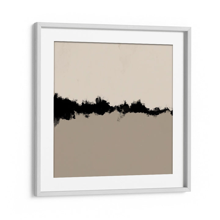 Leaena by Yopie Studio Abstract Paintings Abstract Art Prints in White Frame With Mount