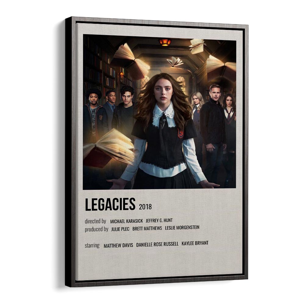 Legacies 2018 Movie Posters in Black Floater Frame