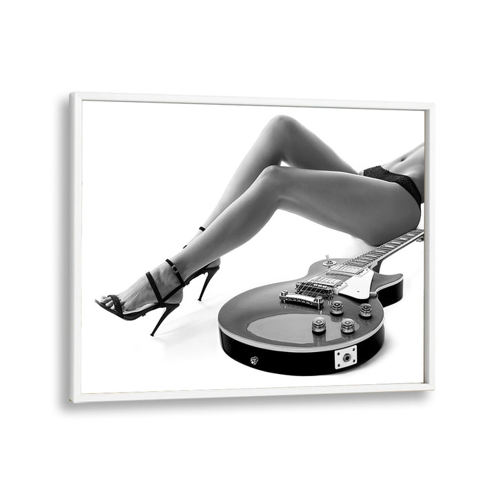 Leggy Les Paul by David Drake Fine Art Photography Fashion Photography in White Plain Frame