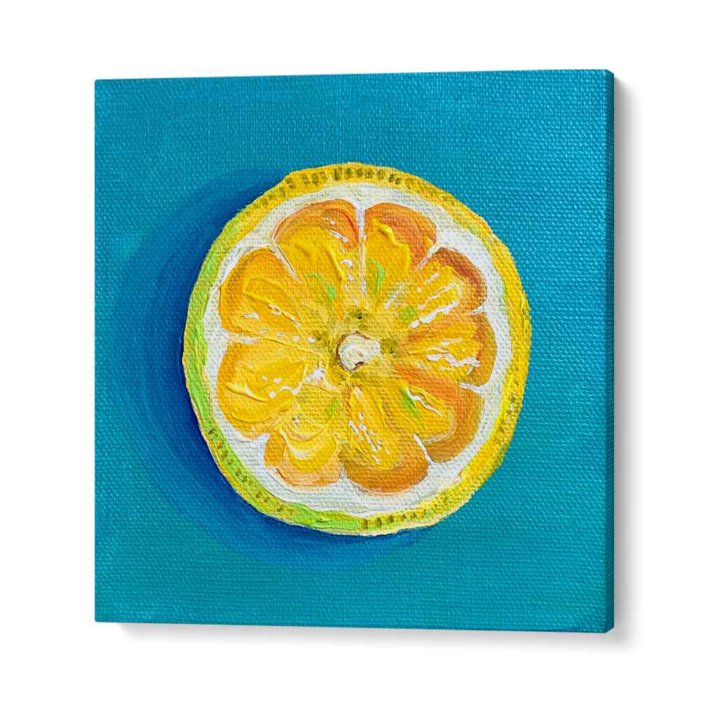 Lemon Slice By Key And Sea Creative Art Print in Gallery Wrap