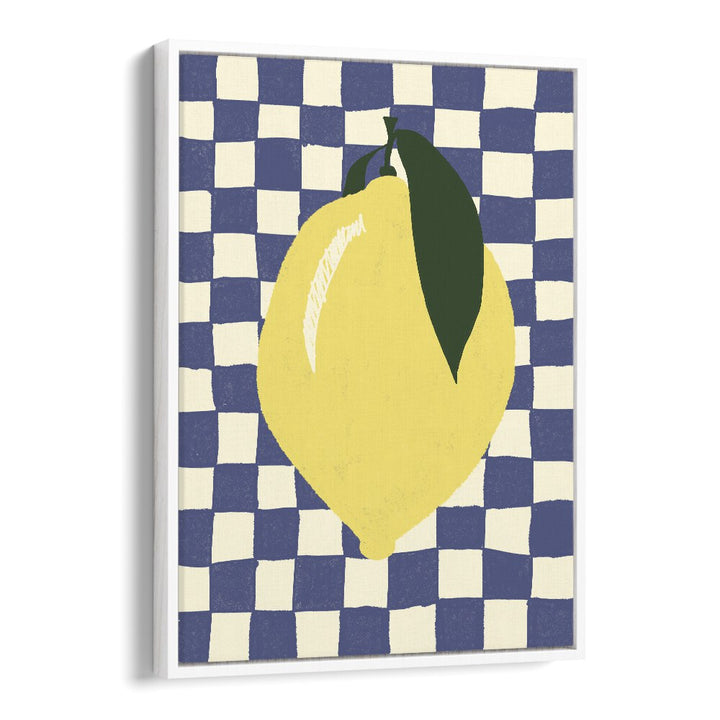 Lemon by Studio Dolci Kitchen Art Prints in White Floater Frame