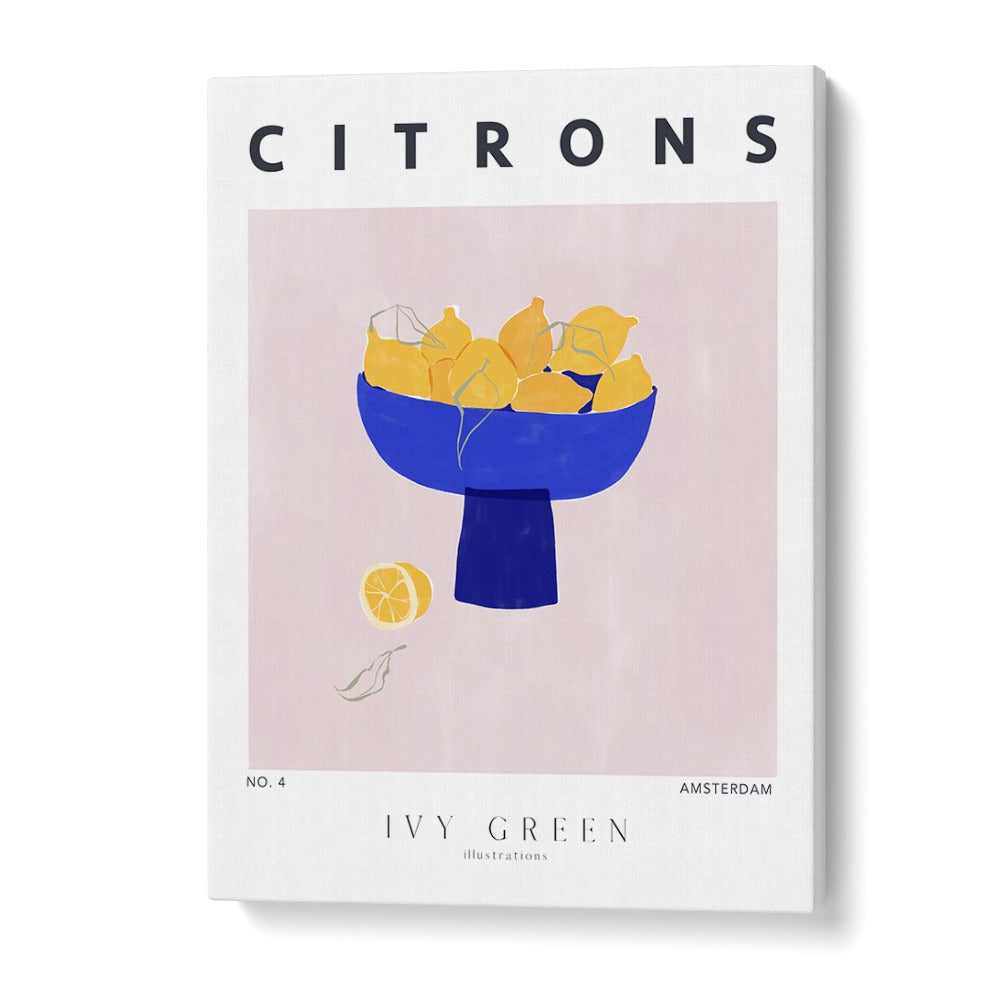 Lemons By Ivy Green Kitchen Art Prints in Gallery Wrap