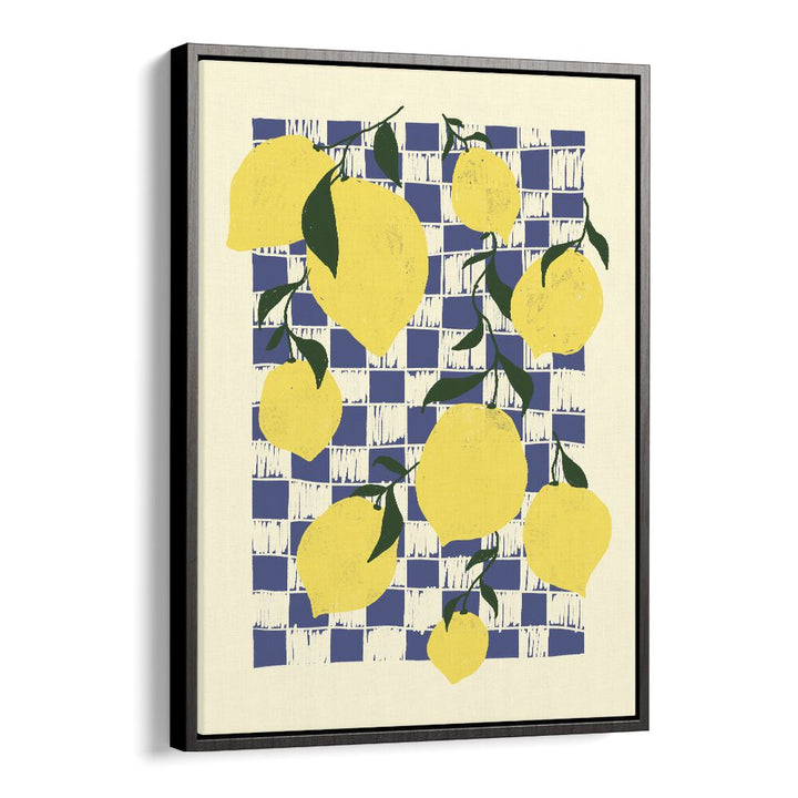 Lemons by Studio Dolci Kitchen Art Prints in Black Floater Frame