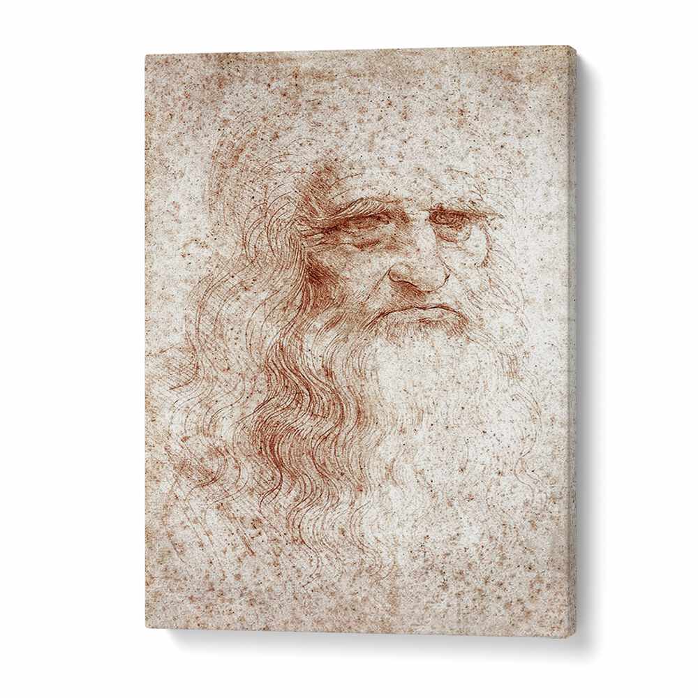 Leonardo Da Vinci Self Portrait 1512 Vintage Paintings in Gallery Wrap