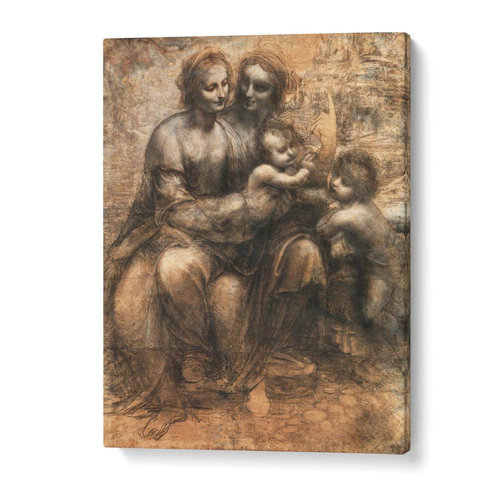 Leonardo Da Vincis The Leonardo Cartoon 1499–1500 Vintage Paintings in Gallery Wrap