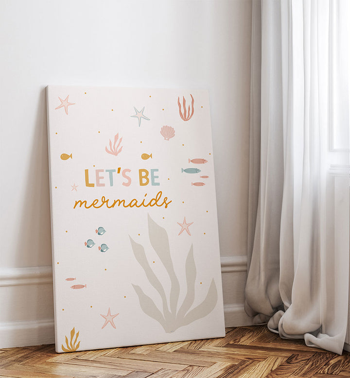 LET'S BE MERMAIDS , KIDS ROOM PAINTINGS