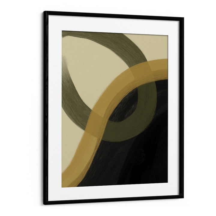 Libet by Yopie Studio Abstract Paintings Abstract Art Prints in Black Frame With Mount