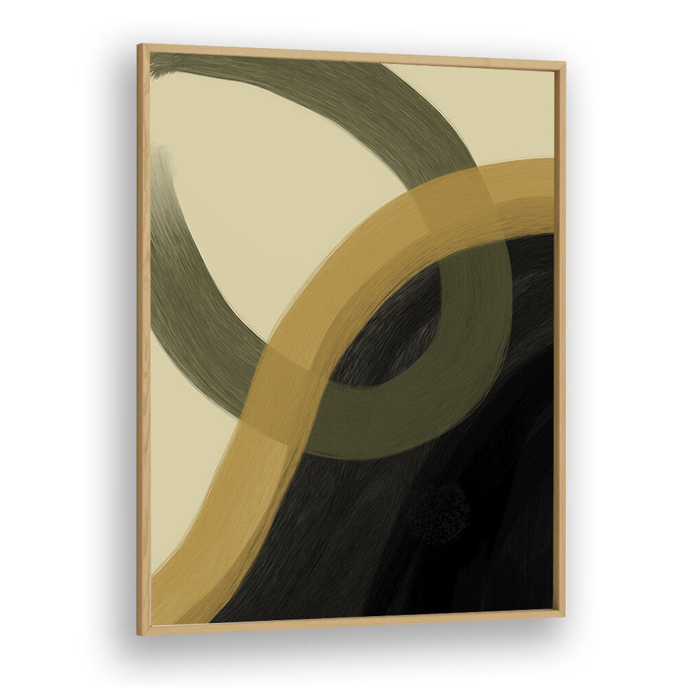 Libet by Yopie Studio Abstract Paintings Abstract Art Prints in Oak Wood Plain Frame