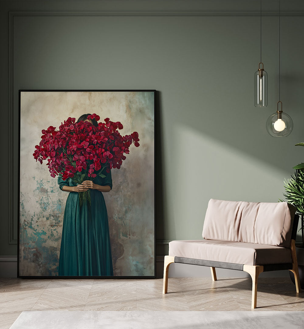 LIFE FORCE , FLORAL FLOWER PAINTINGS