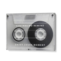 Transform your space with LIFE HAS NO REWIND, QUOTES typography posters that inspire living in the moment.
