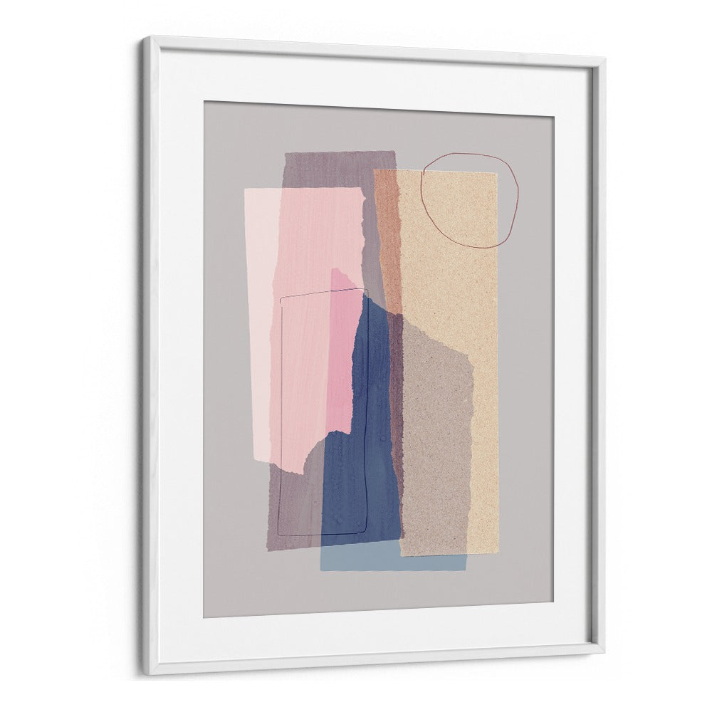 Light Abstraction Pieces By Mareike Bohmer Abstract Art Abstract Paintings in White Frame With Mount