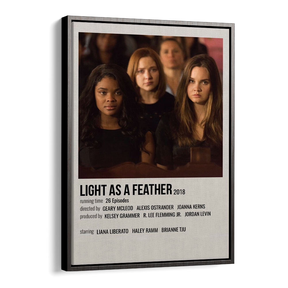 Light As Feather 2018 Movie Posters in Black Floater Frame