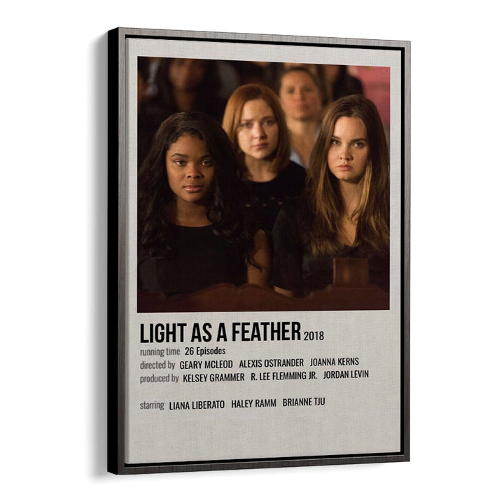 Light As Feather 2018 Movie Posters in Black Floater Frame